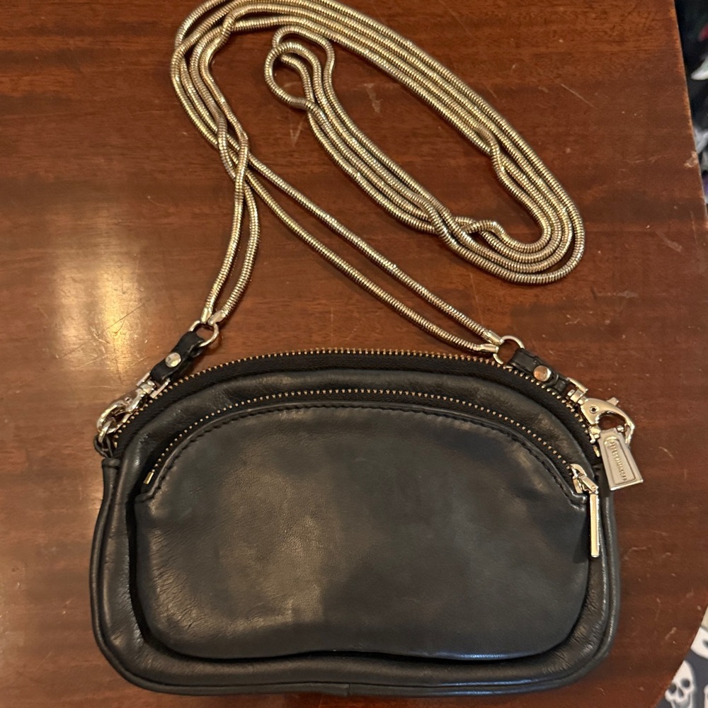 Rebecca minkoff mini Black Leather Crossbody Bag